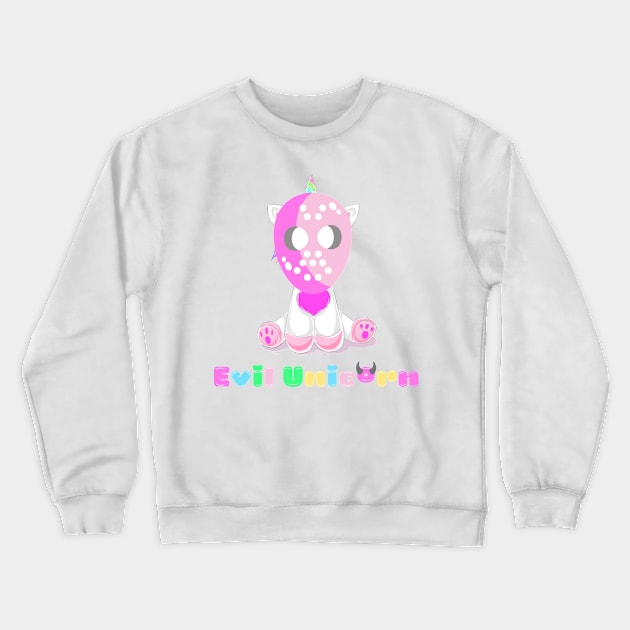Evil unicorn baby Crewneck Sweatshirt by Shirt Vibin